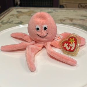 BeanieBaby, Inky the Octupus. NWT